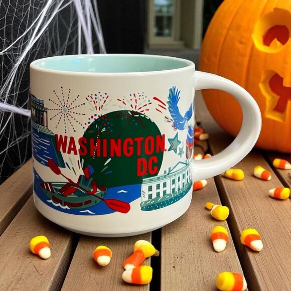 Starbucks Discovery Series Washington DC 14oz Coffee Mug 2024 EUC - Picture 1 of 9